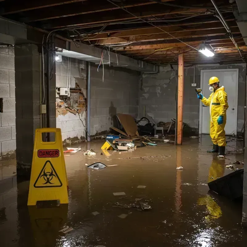 Flooded Basement Electrical Hazard in Tierra Verde, FL Property